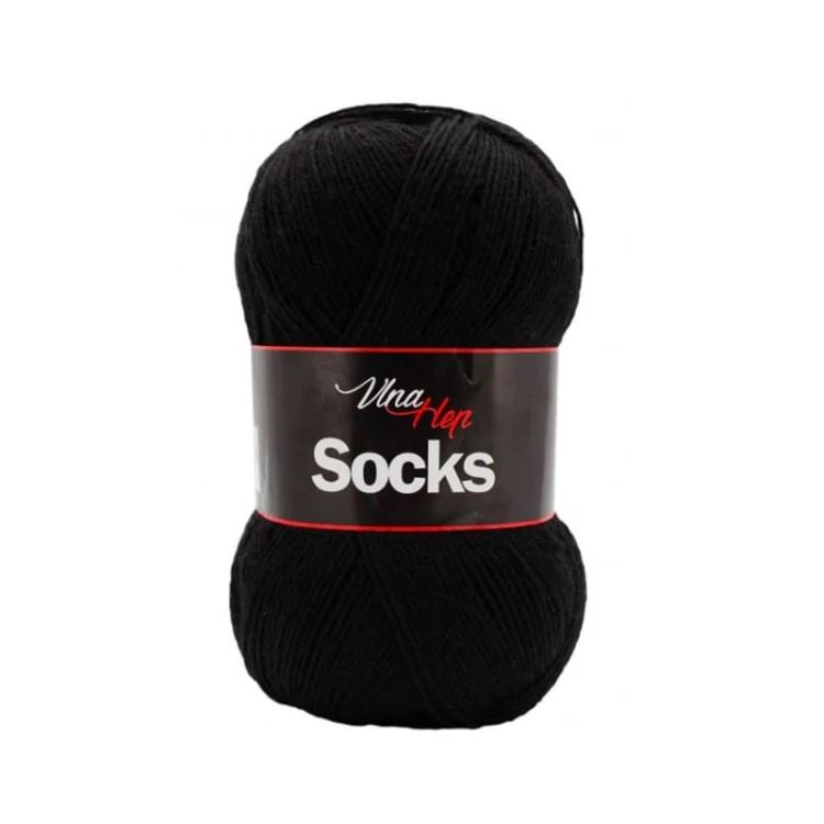Włóczka Vlna-Hep Socks 6001 / czerń