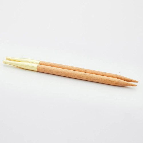 Druty do wymiennych żyłek KnitPro Basix Beech - bukowe