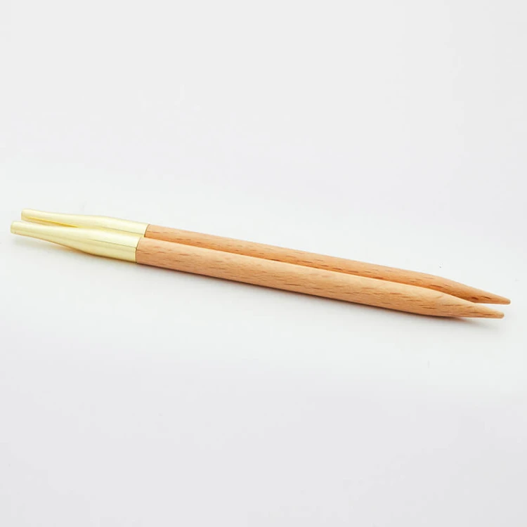 Druty do wymiennych żyłek KnitPro Basix Beech - bukowe