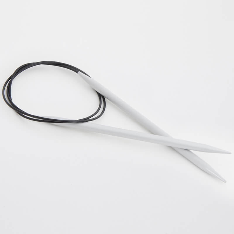 Druty z żyłką KnitPro Basix - aluminiowe