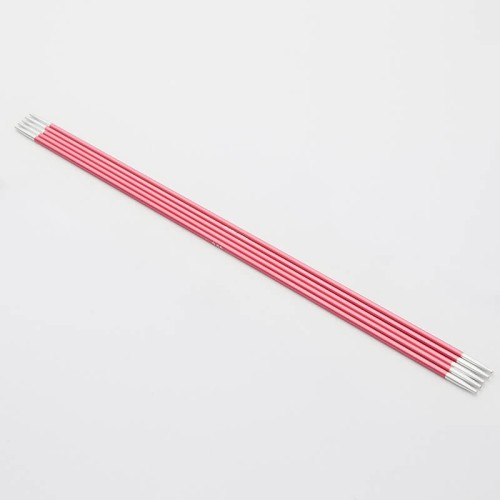 Druty do skarpet KnitPro Zing double-pointed 20 cm - metalowe
