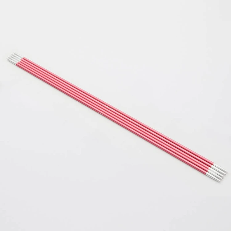 Druty do skarpet KnitPro Zing double-pointed 20 cm - metalowe