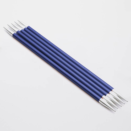 Druty do skarpet KnitPro Zing double-pointed 20 cm - metalowe