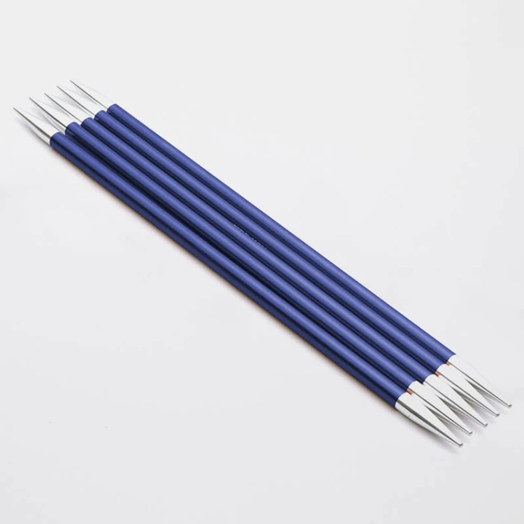 Druty do skarpet KnitPro Zing double-pointed 20 cm - metalowe