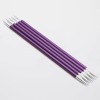 Druty do skarpet KnitPro Zing double-pointed 20 cm - metalowe