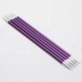 Druty do skarpet KnitPro Zing double-pointed 20 cm - metalowe