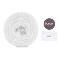 KOKONEK Merino Mono jeden kolor - biel / 250m