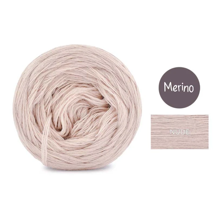 KOKONEK Merino Mono jeden kolor - nude / 250m