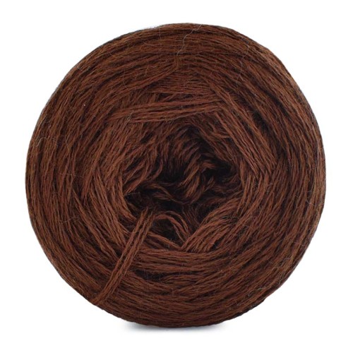 KOKONEK Merino Mono jeden kolor - brąz / 250m
