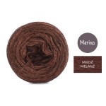 KOKONEK Mono Merino jeden kolor - miedź melanż / 250m