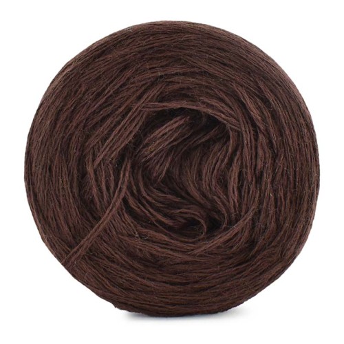 KOKONEK Merino Mono jeden kolor - ciemny brąz / 250m