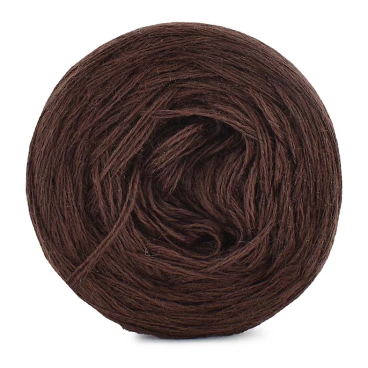 KOKONEK Merino Mono jeden kolor - ciemny brąz / 250m