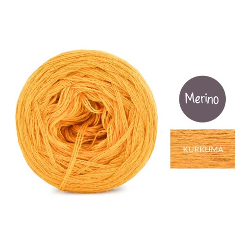 KOKONEK Merino Mono jeden kolor - kurkuma / 250m