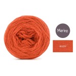 KOKONEK Mono Merino jeden kolor - rudy / 250m