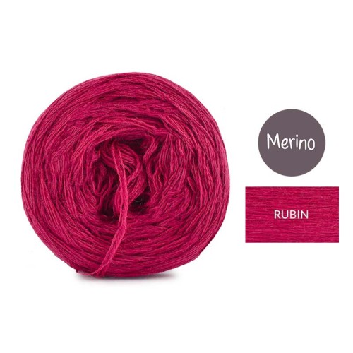 KOKONEK Merino Mono jeden kolor - rubin / 250m