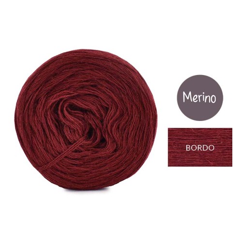 KOKONEK Merino Mono jeden kolor - bordo / 250m