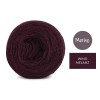 KOKONEK Merino Mono jeden kolor - wino melanż / 250m