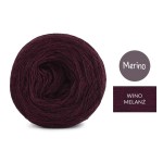 KOKONEK Mono Merino jeden kolor - wino melanż / 250m