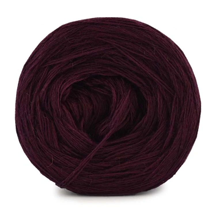 KOKONEK Merino Mono jeden kolor - wino / 250m