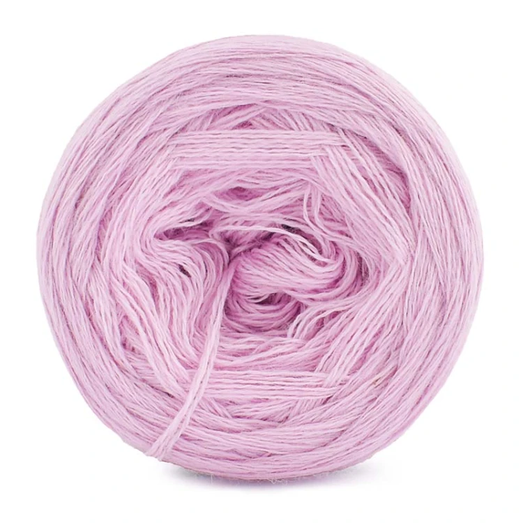 KOKONEK Merino Mono jeden kolor - jasny róż / 250m