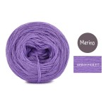 KOKONEK Mono Merino jeden kolor - jasny fiolet / 250m