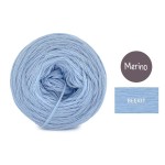 KOKONEK Mono Merino jeden kolor - błękit / 250m