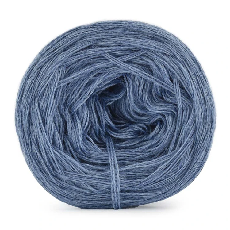 KOKONEK Merino Mono jeden kolor - szaroniebieski melanż / 250m