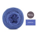 KOKONEK Mono Merino jeden kolor - niebieski / 250m