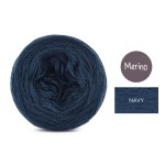KOKONEK Mono Merino jeden kolor - navy / 250m