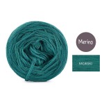 KOKONEK Mono Merino jeden kolor - morski / 250m
