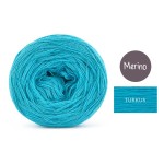 KOKONEK Mono Merino jeden kolor - turkus / 250m