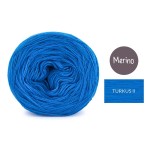 KOKONEK Mono Merino jeden kolor - turkus II / 250m