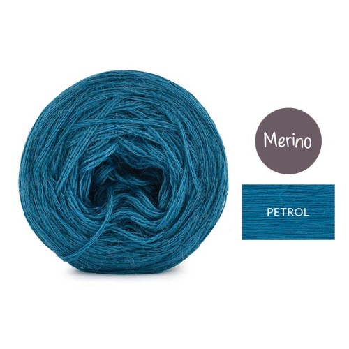 KOKONEK Merino Mono jeden kolor - petrol / 250m