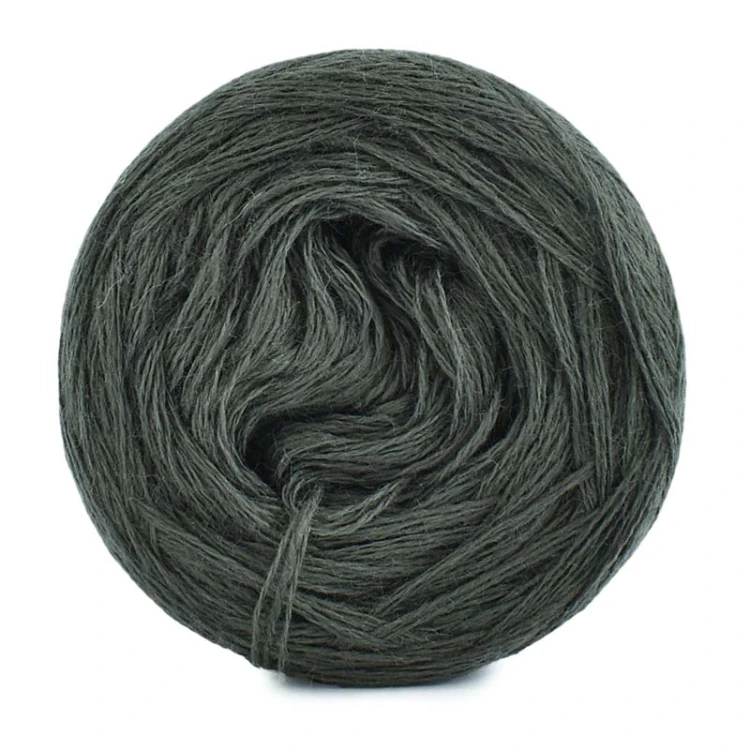 KOKONEK Merino Mono jeden kolor - ciemne khaki / 250m