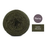KOKONEK Mono Merino jeden kolor - khaki melanż / 250m