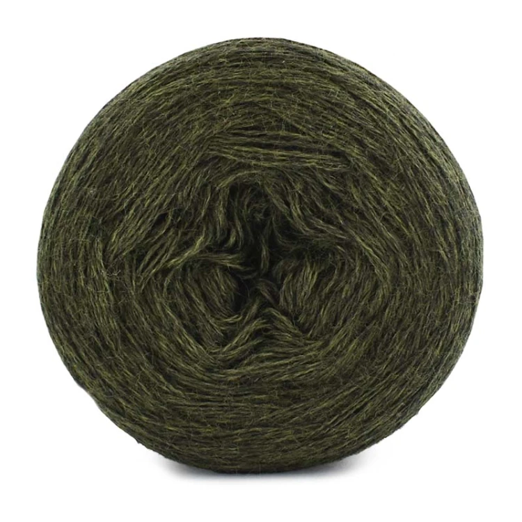 KOKONEK Merino Mono jeden kolor - khaki melanż / 250m
