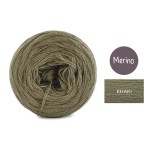 KOKONEK Mono Merino jeden kolor - khaki / 250m