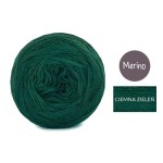 KOKONEK Mono Merino jeden kolor - ciemna zieleń / 250m