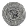 KOKONEK Merino Mono jeden kolor - szary melanż / 250m