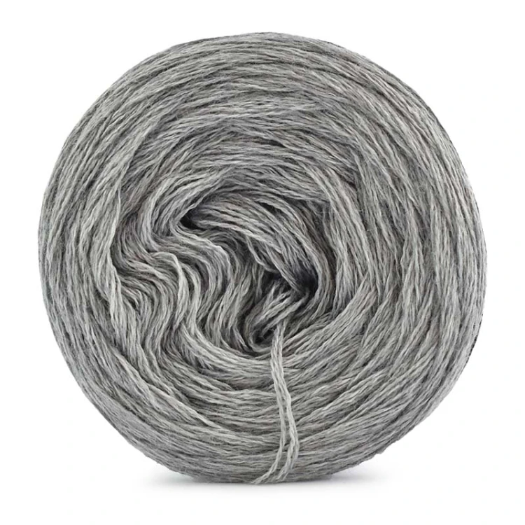 KOKONEK Merino Mono jeden kolor - szary melanż / 250m