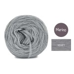 KOKONEK Mono Merino jeden kolor - szary / 250m