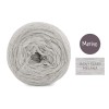 KOKONEK Merino Mono jeden kolor - jasny szary melanż / 250m