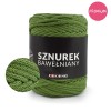 PREMIUM sznurek bawełniany by KOKONKI 5mm / rolka 100m / paproć