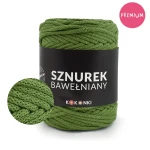 PREMIUM sznurek bawełniany by KOKONKI 5mm / rolka 100m / 576 paproć