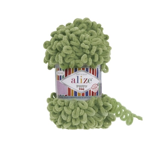 Włóczka Alize Puffy Fine 485 / jasna zieleń