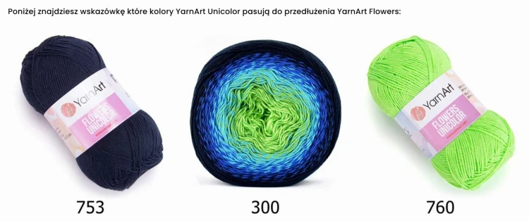 Włóczka YarnArt Flowers - 300