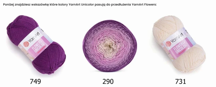 Włóczka YarnArt Flowers - 290