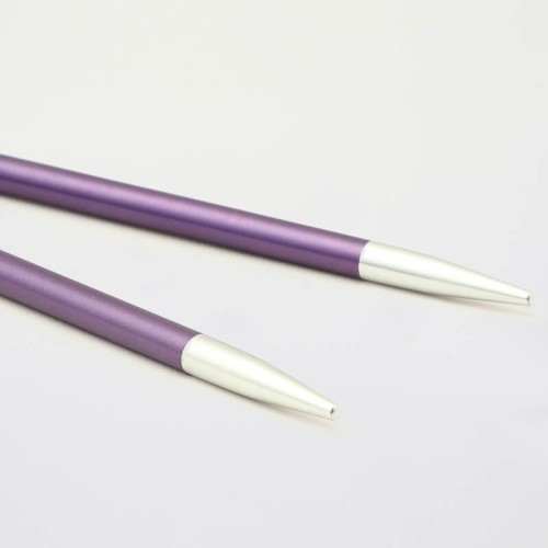 Druty KRÓTKIE do wymiennych żyłek KnitPro Zing SPECIAL - metalowe