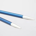 Druty KRÓTKIE do wymiennych żyłek KnitPro Zing SPECIAL - metalowe
