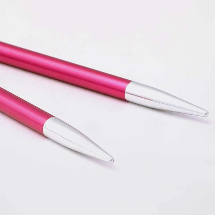 Druty KRÓTKIE do wymiennych żyłek KnitPro Zing SPECIAL - metalowe